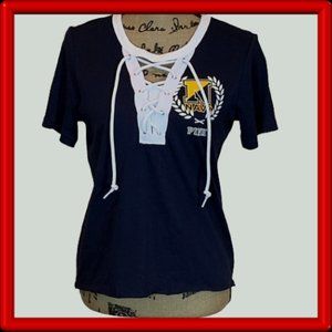 PINK Victoria's Secret U.S. NAVY t-shirt  - size M